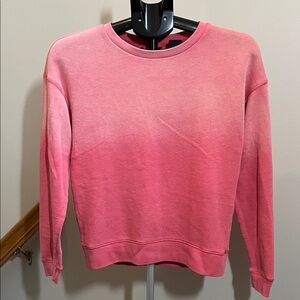 American Eagle Outfitters Pink Ombre Crewneck Sweatshirt